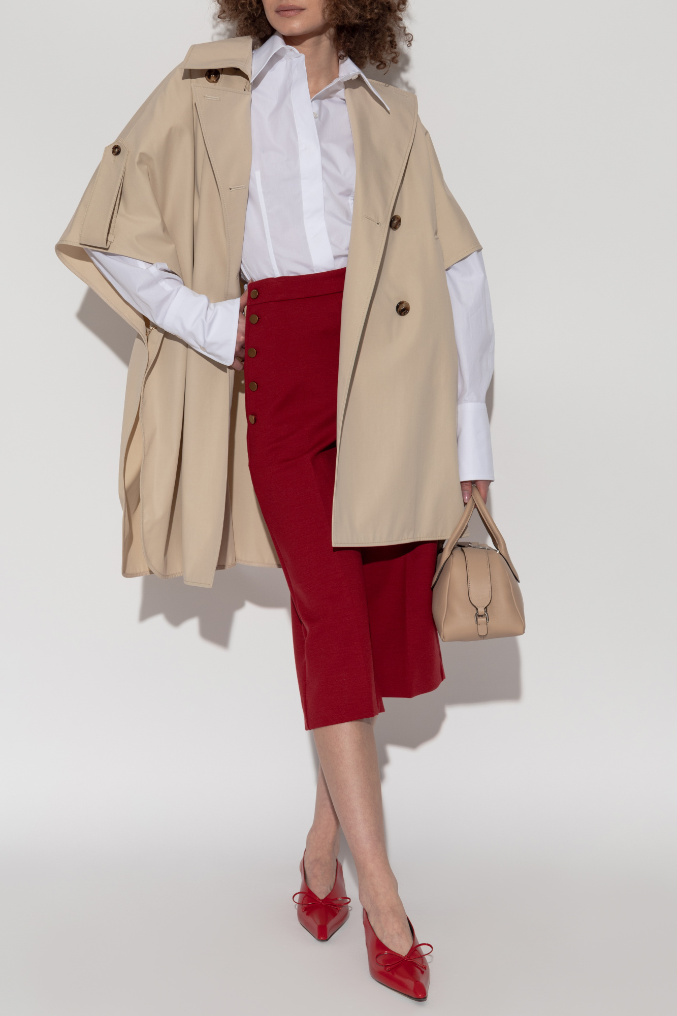 Max Mara Cotton poncho 'Finezza' | Women's Clothing | Vitkac